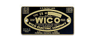 Wico EK Brass Name Tag.